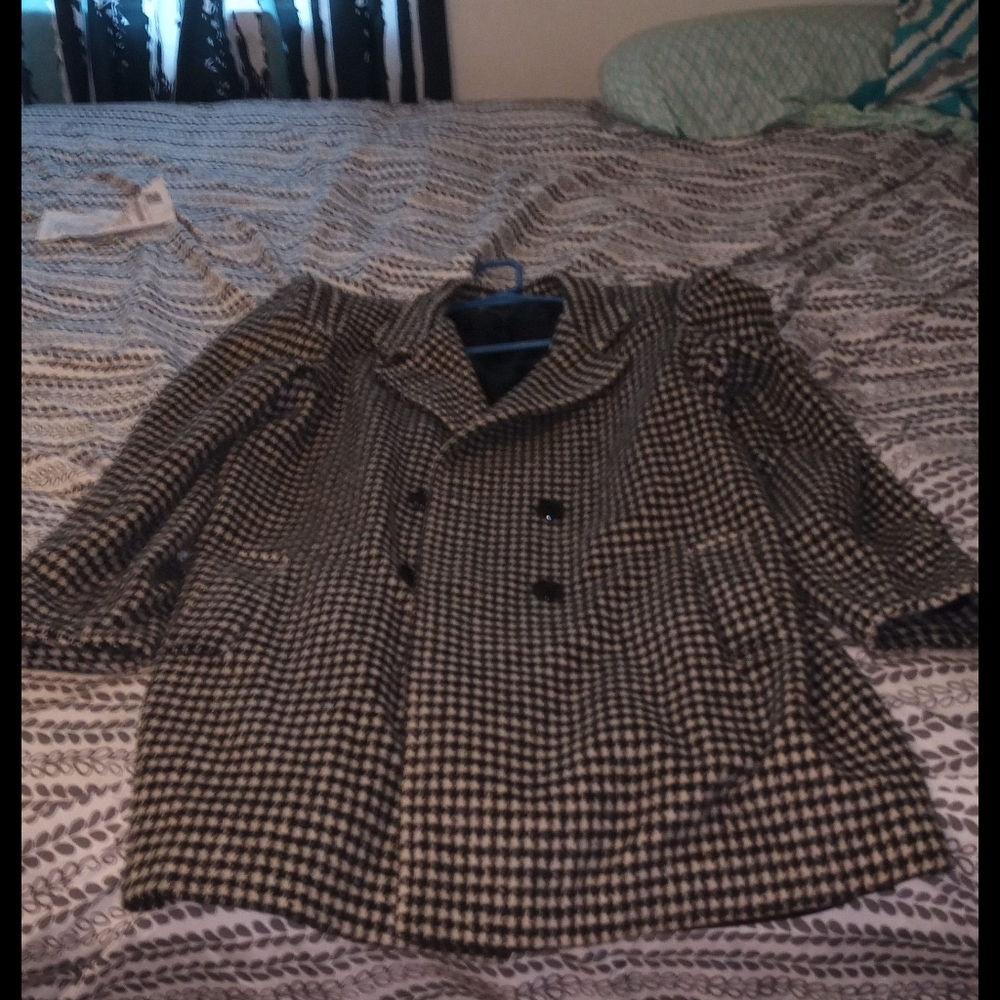 Hounds Tooth jacket very thick n warm